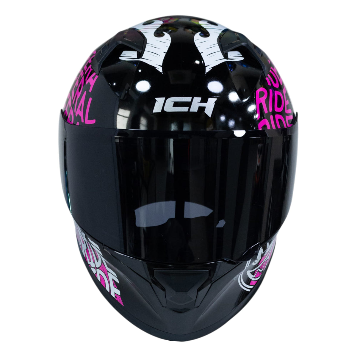 Casco moto ich 503 stay wild brillo fc sm integral certificación dot qr