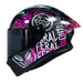 Casco moto ich 503 stay wild brillo fc sm integral certificación dot qr