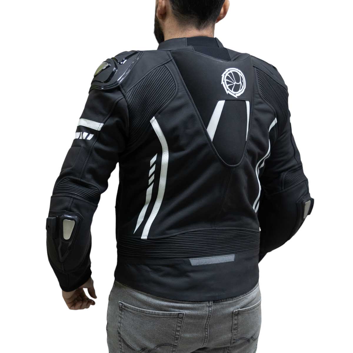 Chaqueta para moto armad gear steel racing con joroba