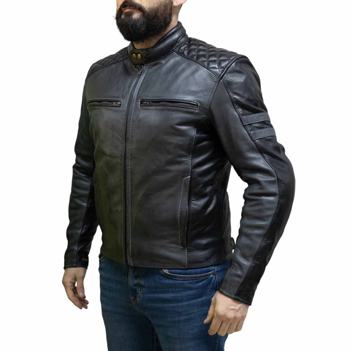 Chaqueta para moto armad gear tauras cuero