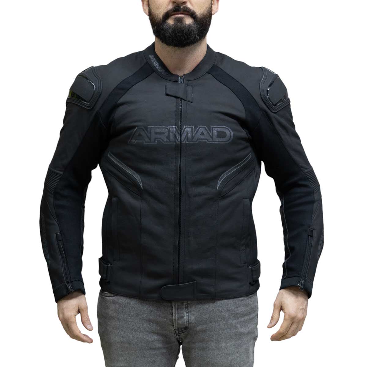 Chaqueta para moto armad gear vegas cuero