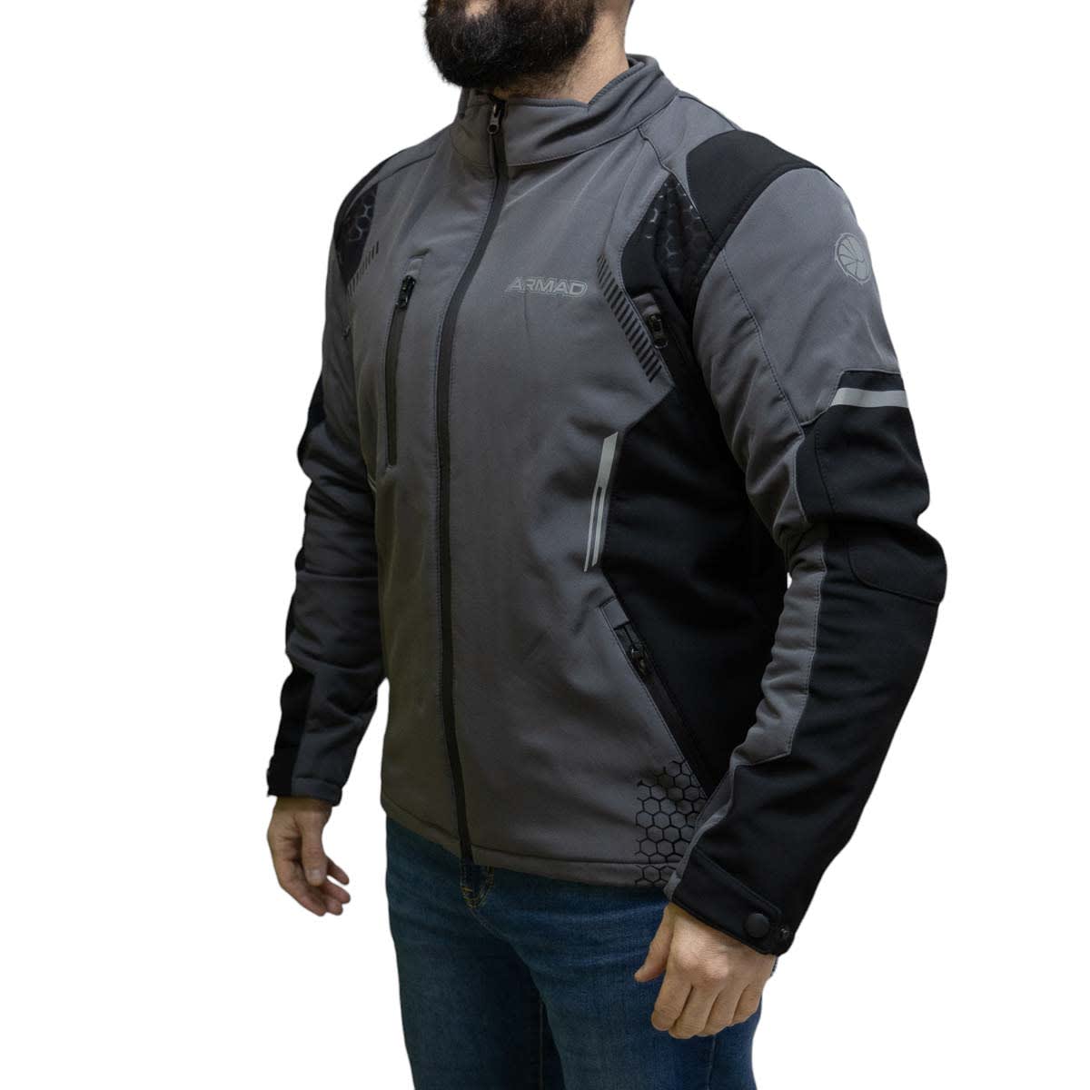 Chaqueta para moto armad gear victor softshell