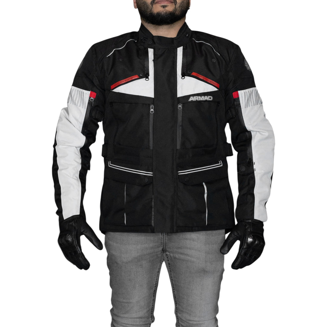 Chaqueta moto armad 2056 larga invierno
