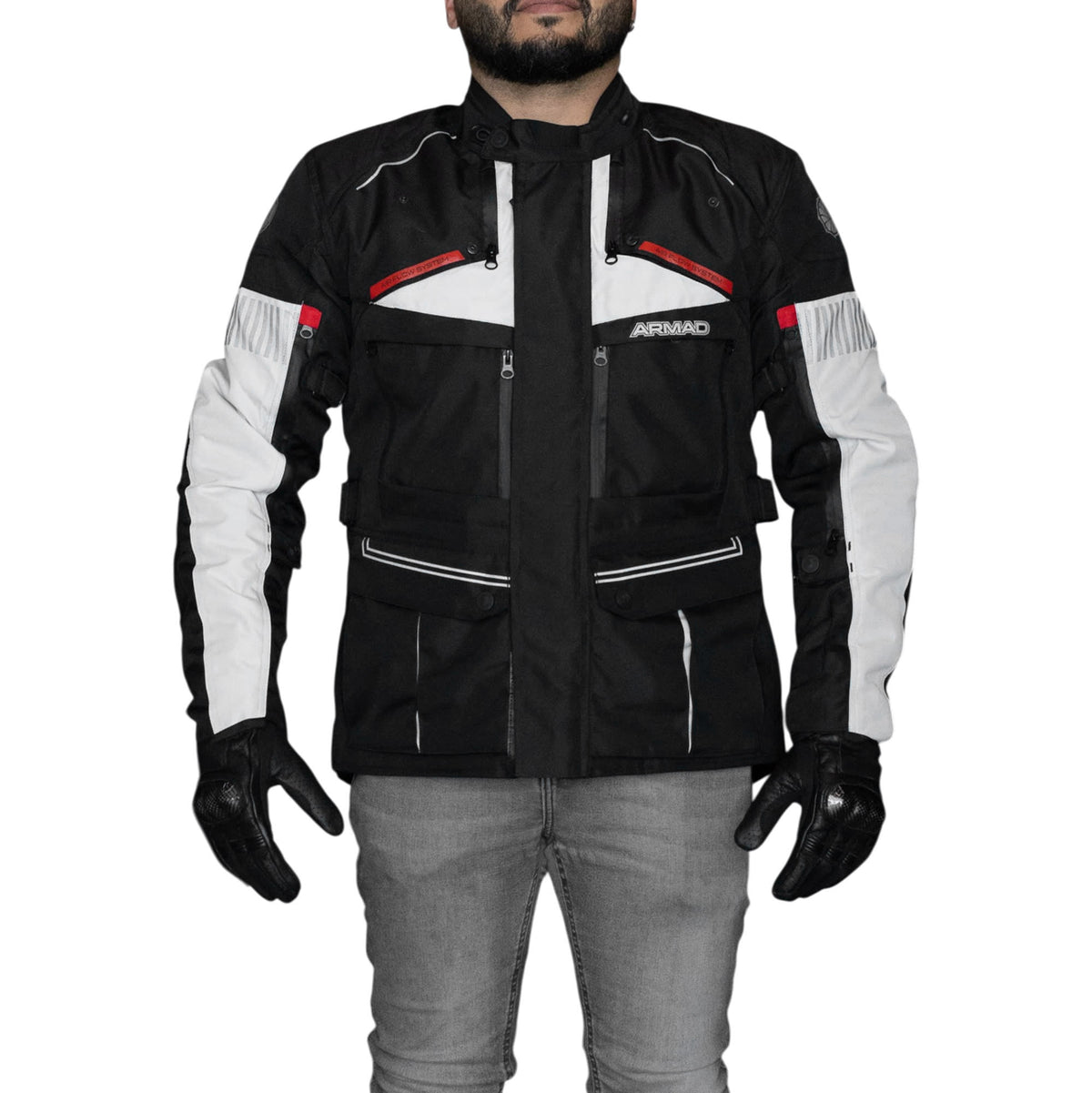 Chaqueta moto armad 2056 larga invierno