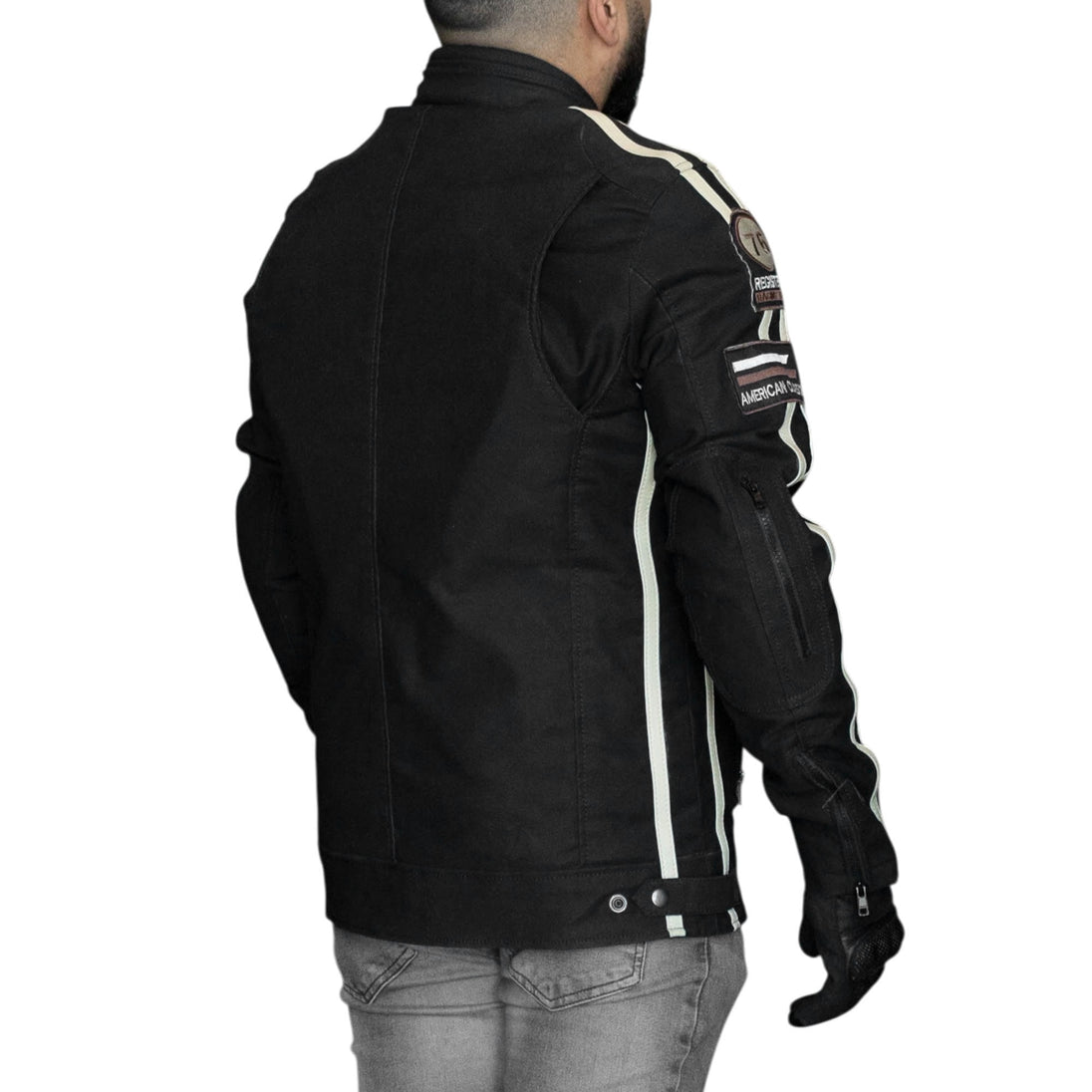 Chaqueta para moto armad gear skull edicion limitada