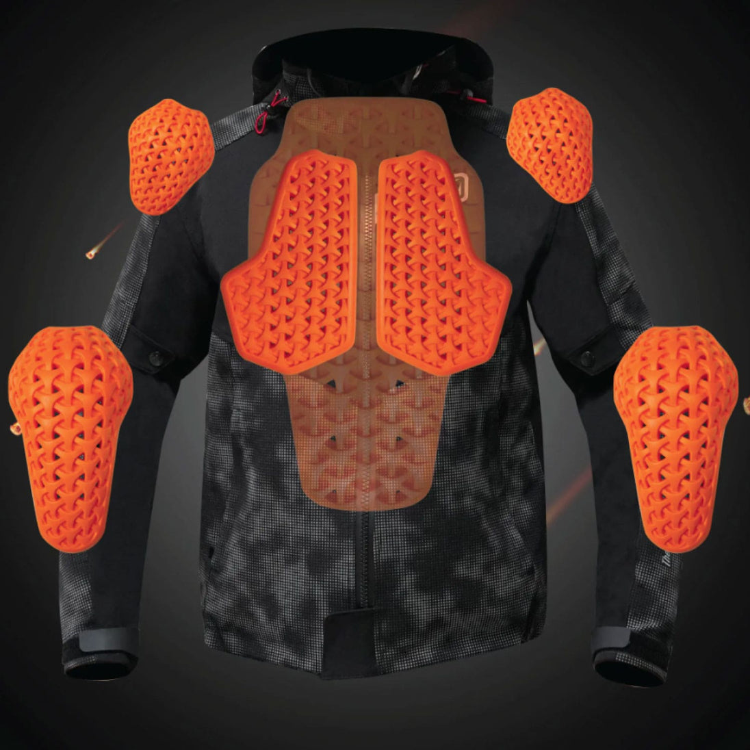 Chaqueta Para Moto Ones Again Sj02 Camo Reflectante 4 Estaciones
