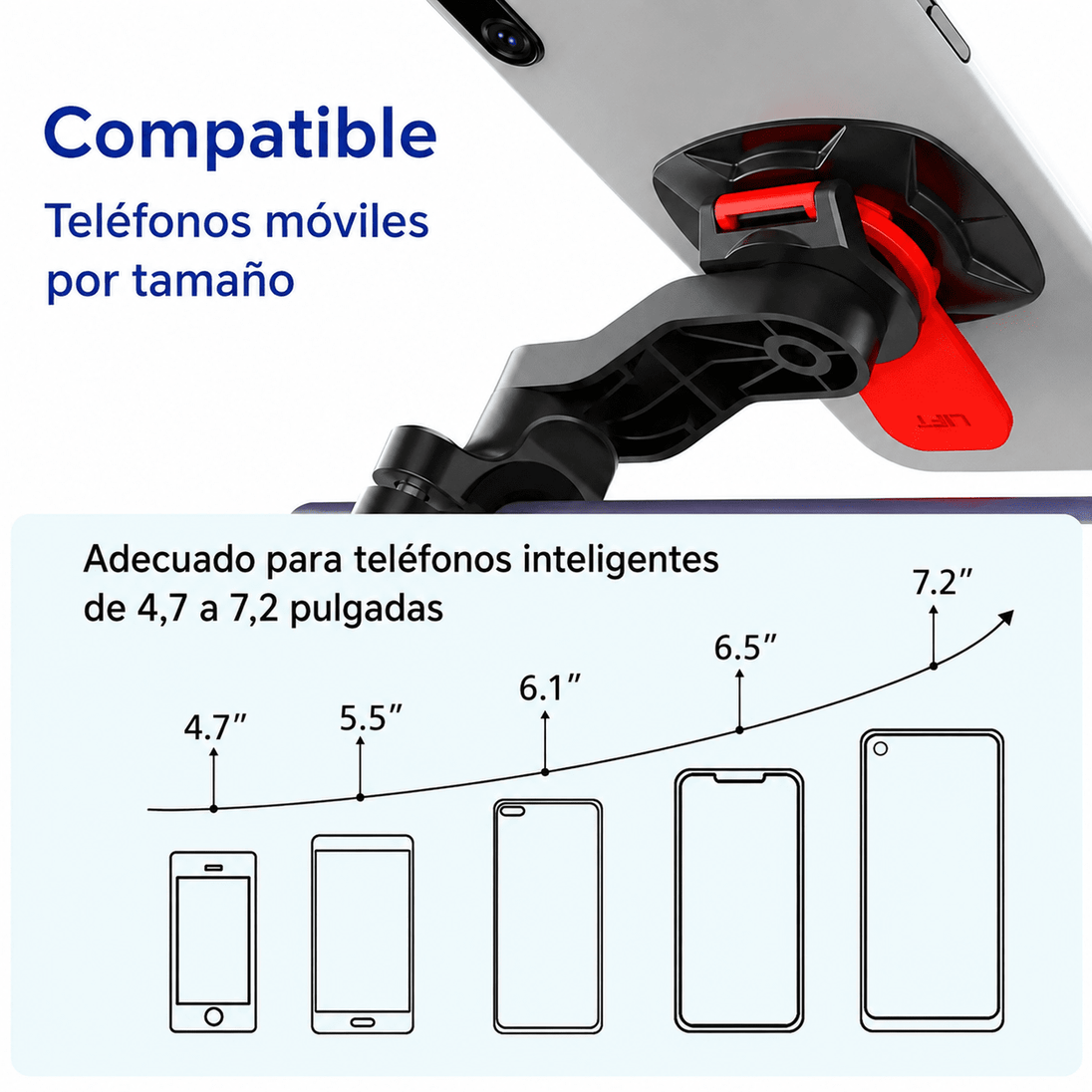 Soporte para celular moto manillar q4422