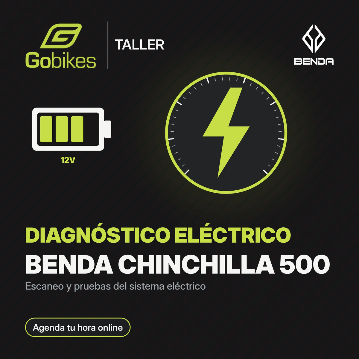 Diagnóstico eléctrico Benda Chinchilla 500