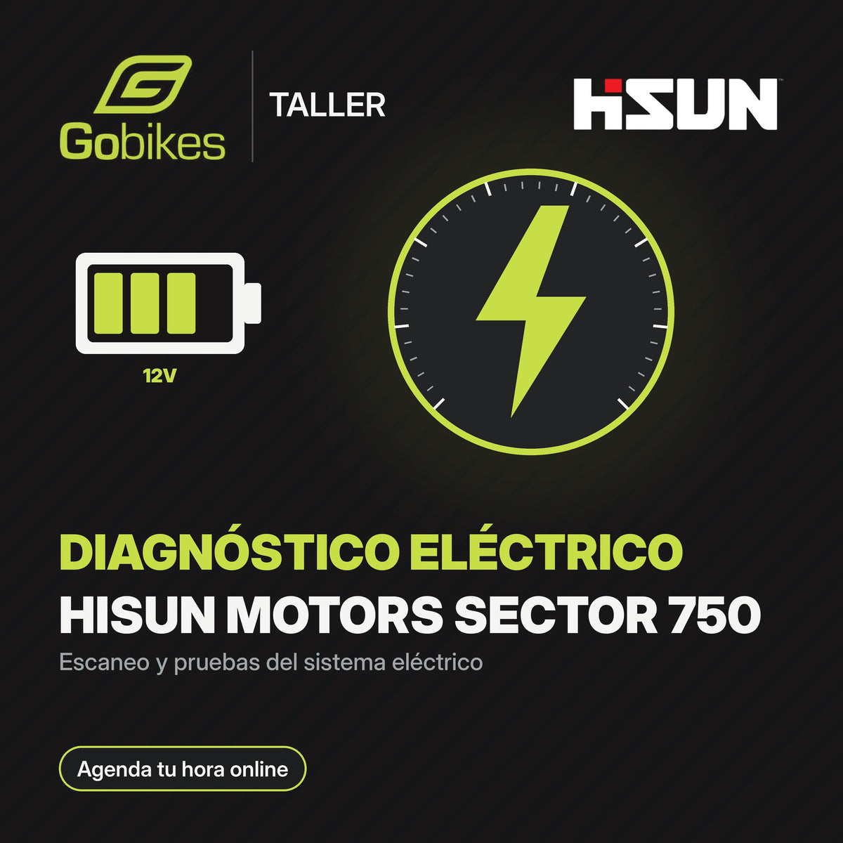 Diagnóstico eléctrico Hisun Motors Sector 750