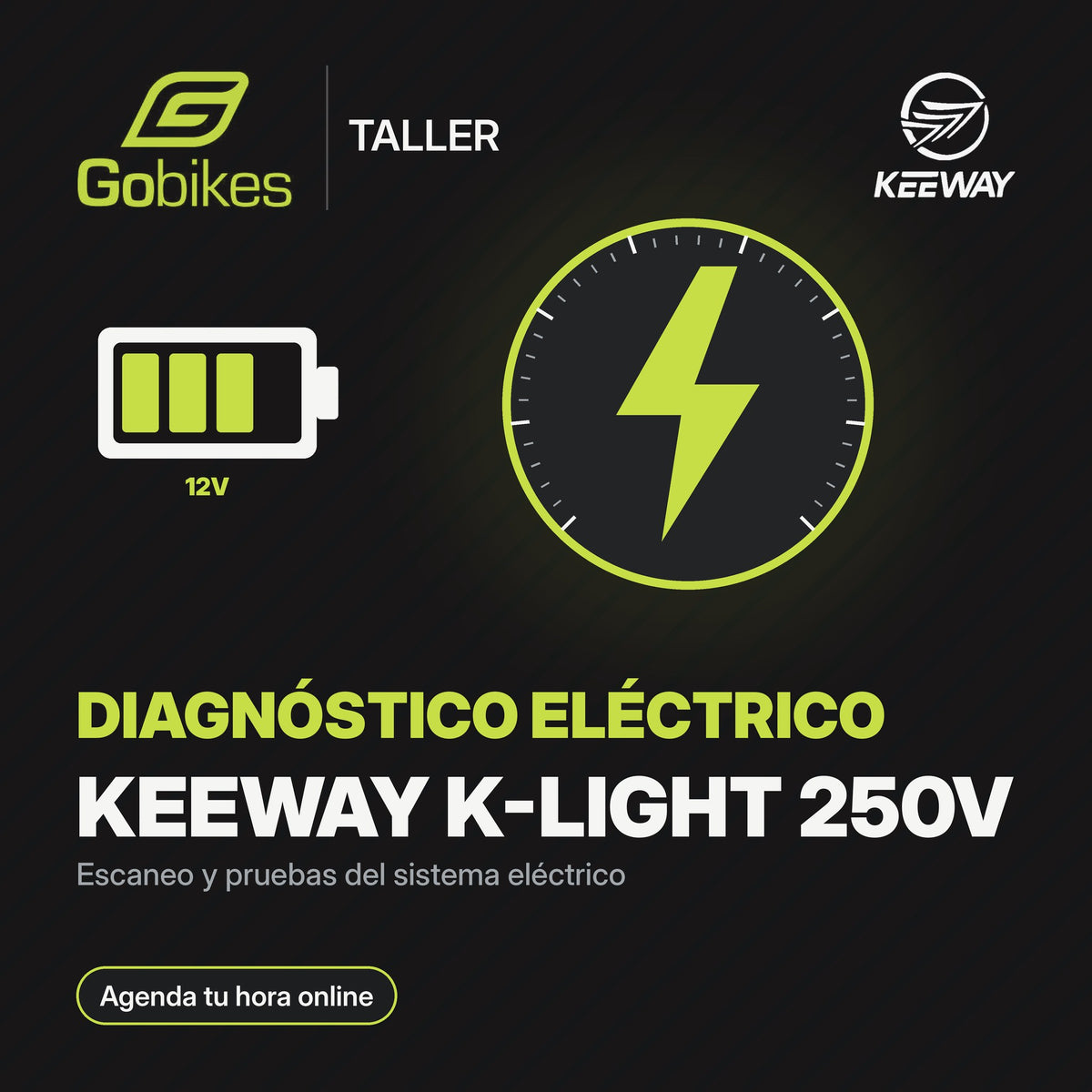 Diagnóstico eléctrico Keeway K-Light 250V
