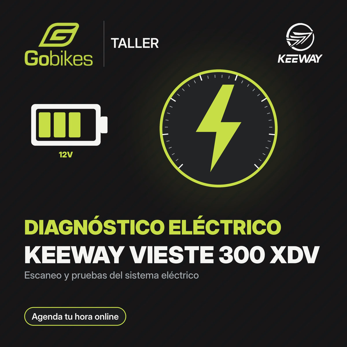 Diagnóstico eléctrico Keeway Vieste 300 XDV