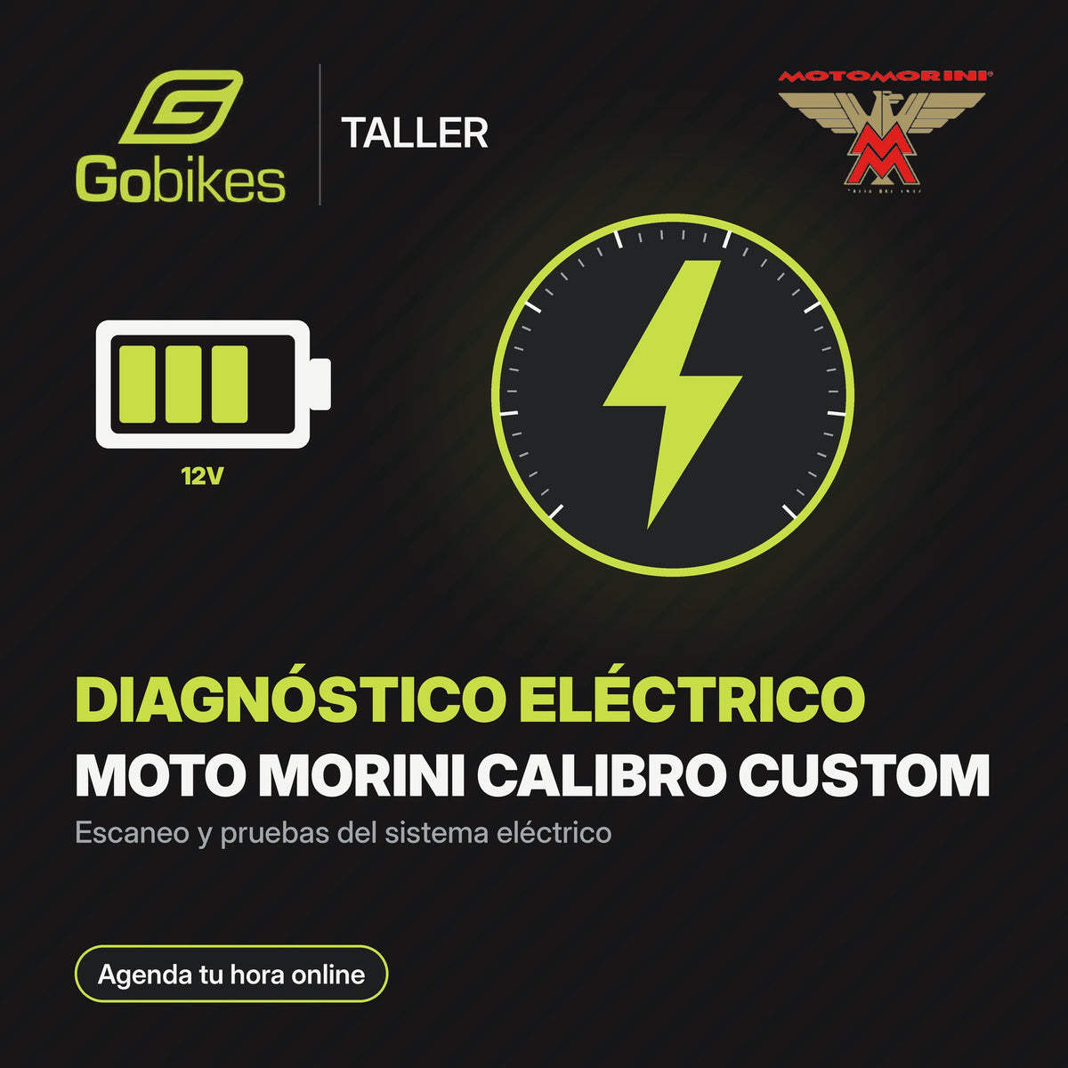 Diagnóstico eléctrico Moto Morini Calibro Custom