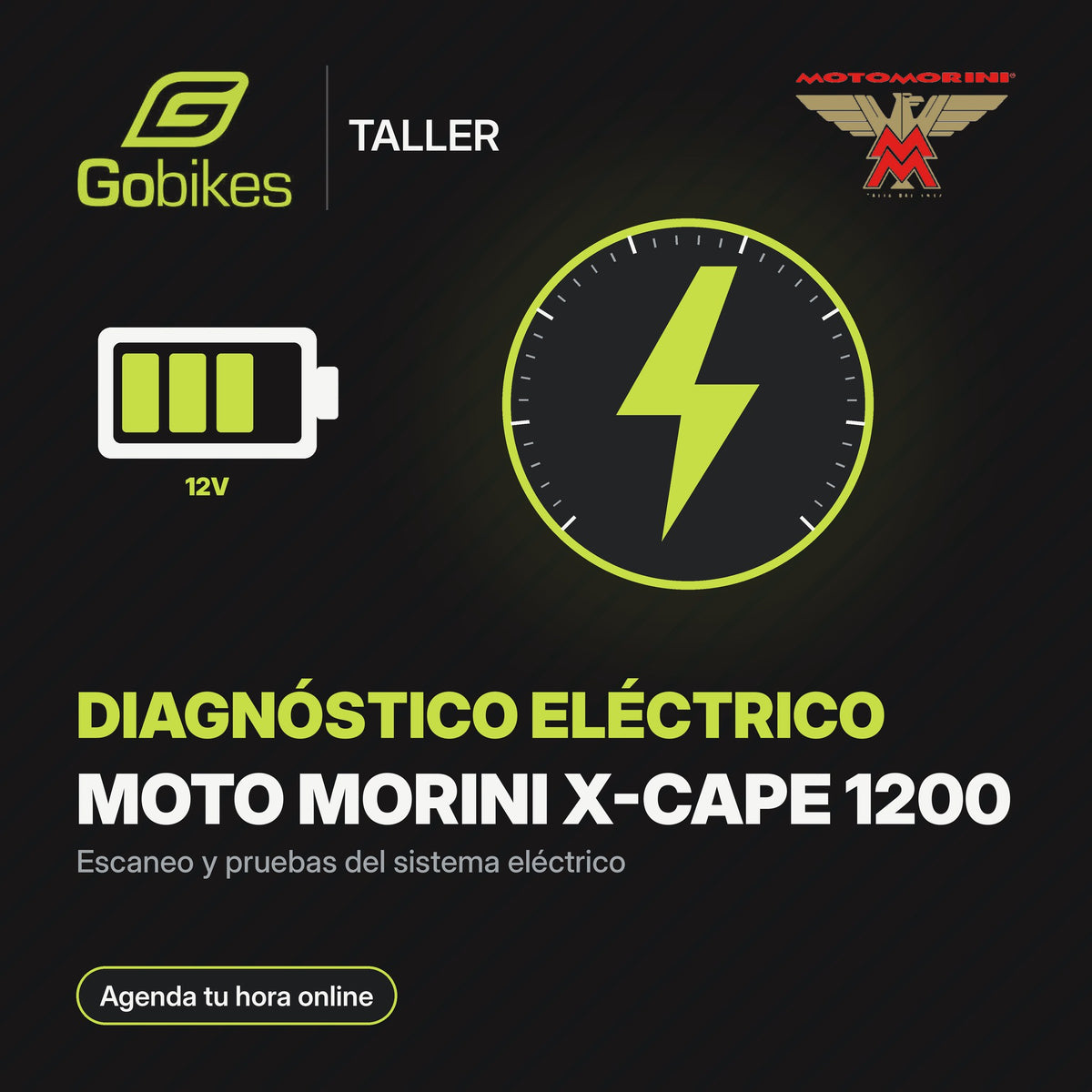 Diagnóstico eléctrico Moto Morini X-Cape 1200