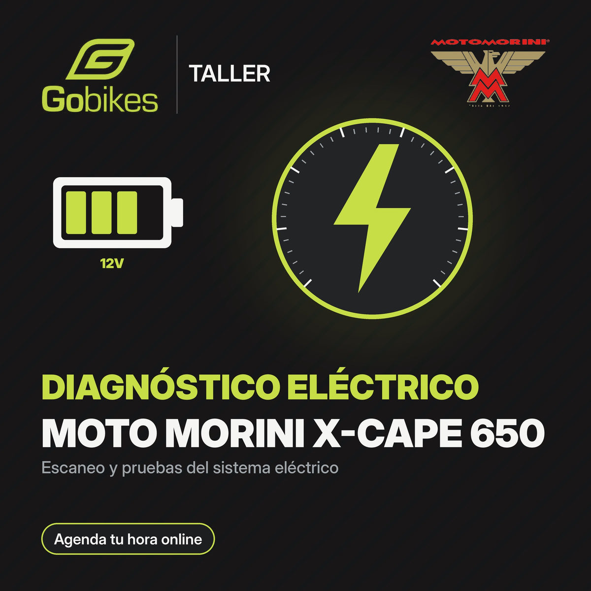 Diagnóstico eléctrico Moto Morini X-Cape 650