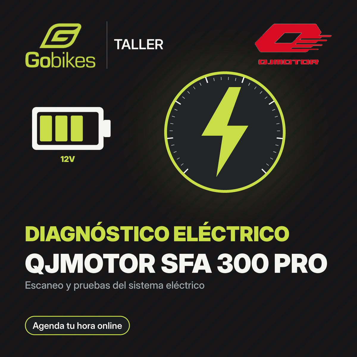 Diagnóstico eléctrico QJMotor SFA 300 Pro