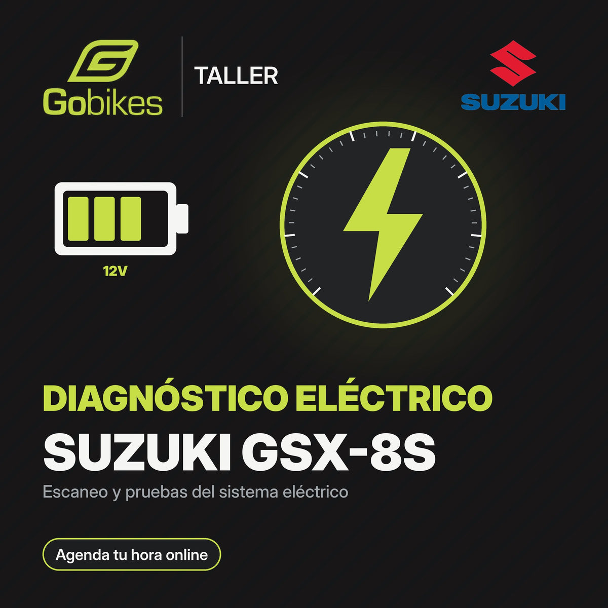 Diagnóstico eléctrico Suzuki GSX-8S