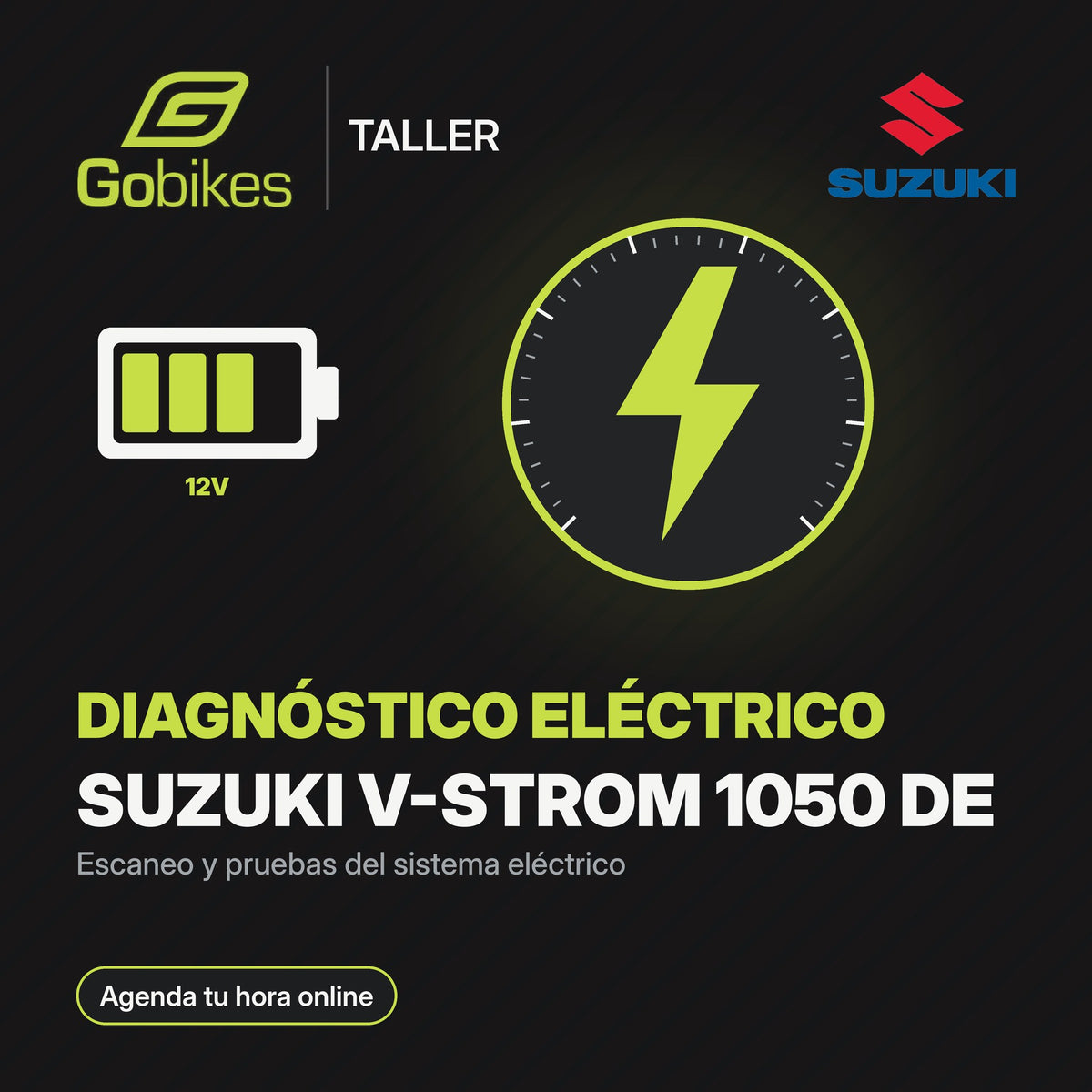 Diagnóstico eléctrico Suzuki V-Strom 1050 DE