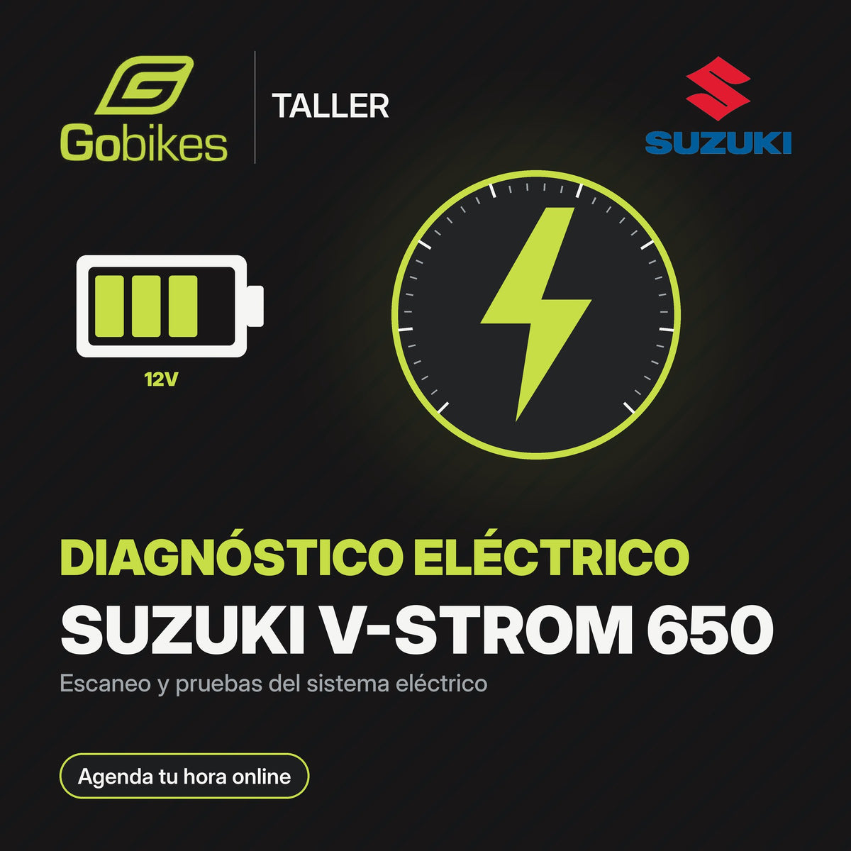 Diagnóstico eléctrico Suzuki V-Strom 650