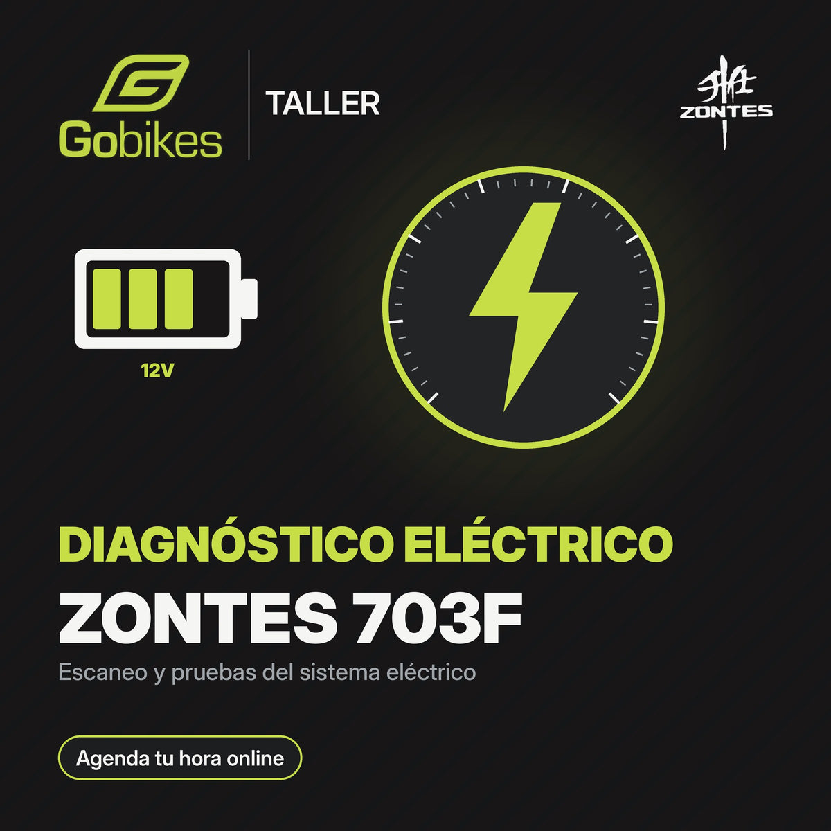 Diagnóstico eléctrico Zontes 703F