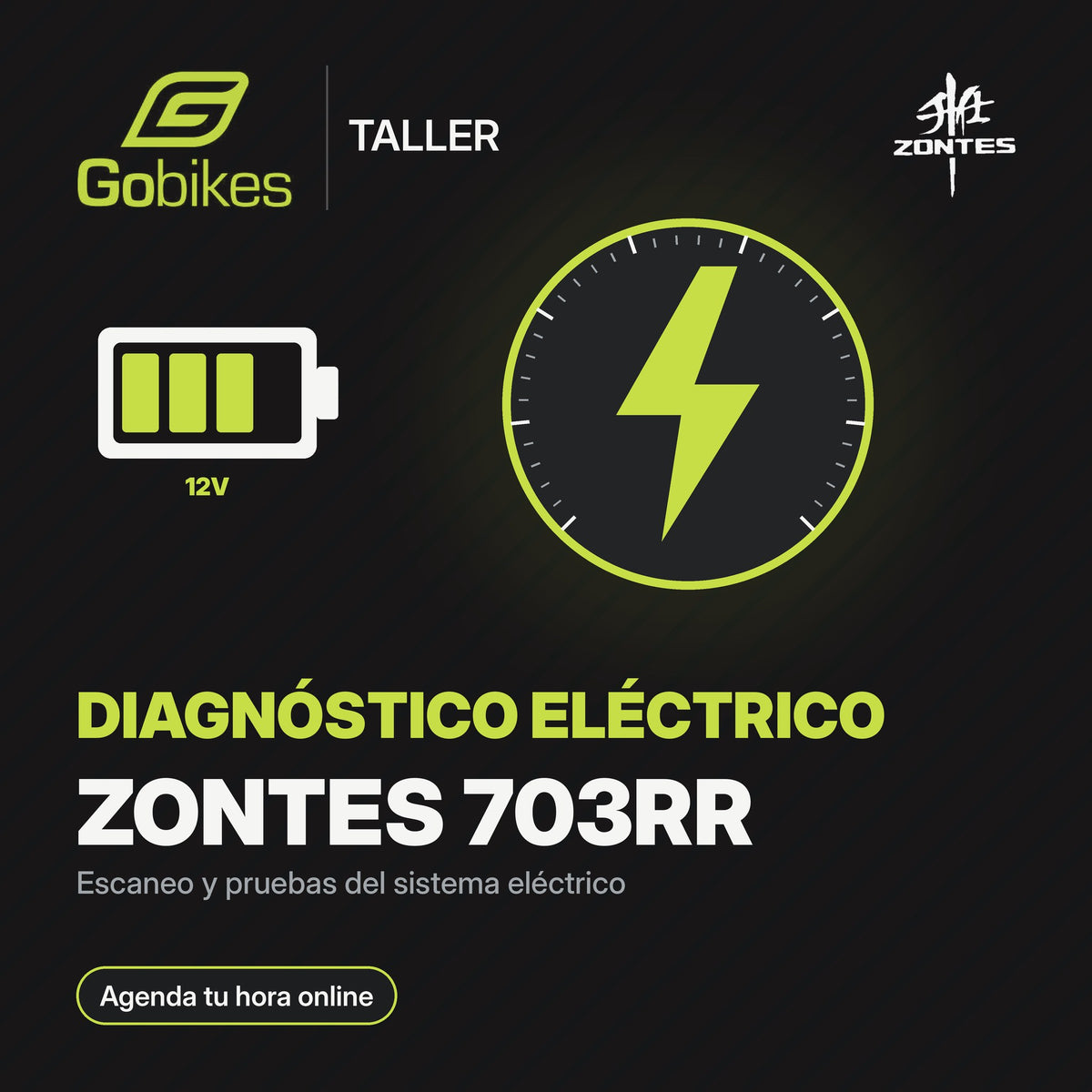 Diagnóstico eléctrico Zontes 703RR
