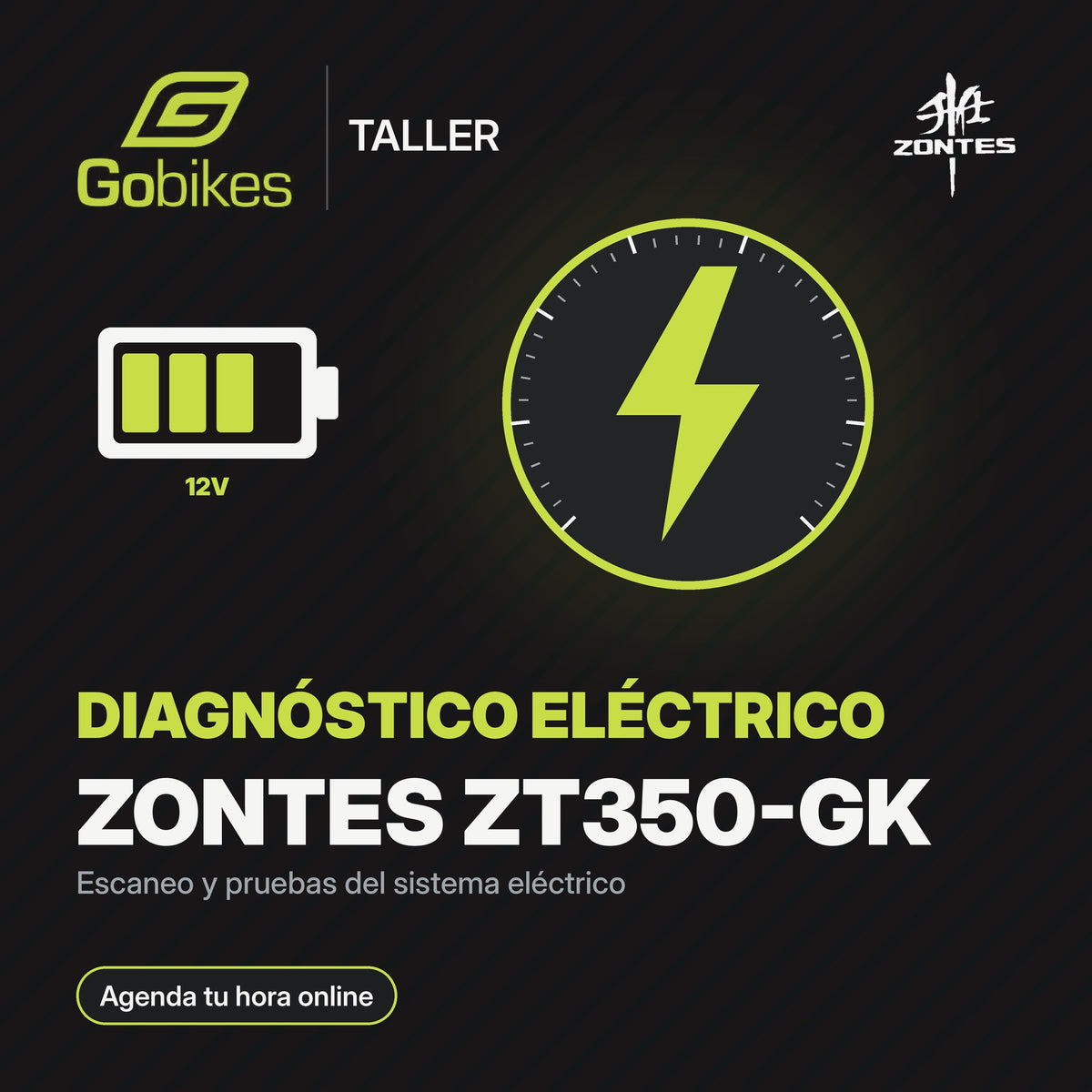 Diagnóstico eléctrico Zontes ZT350-GK