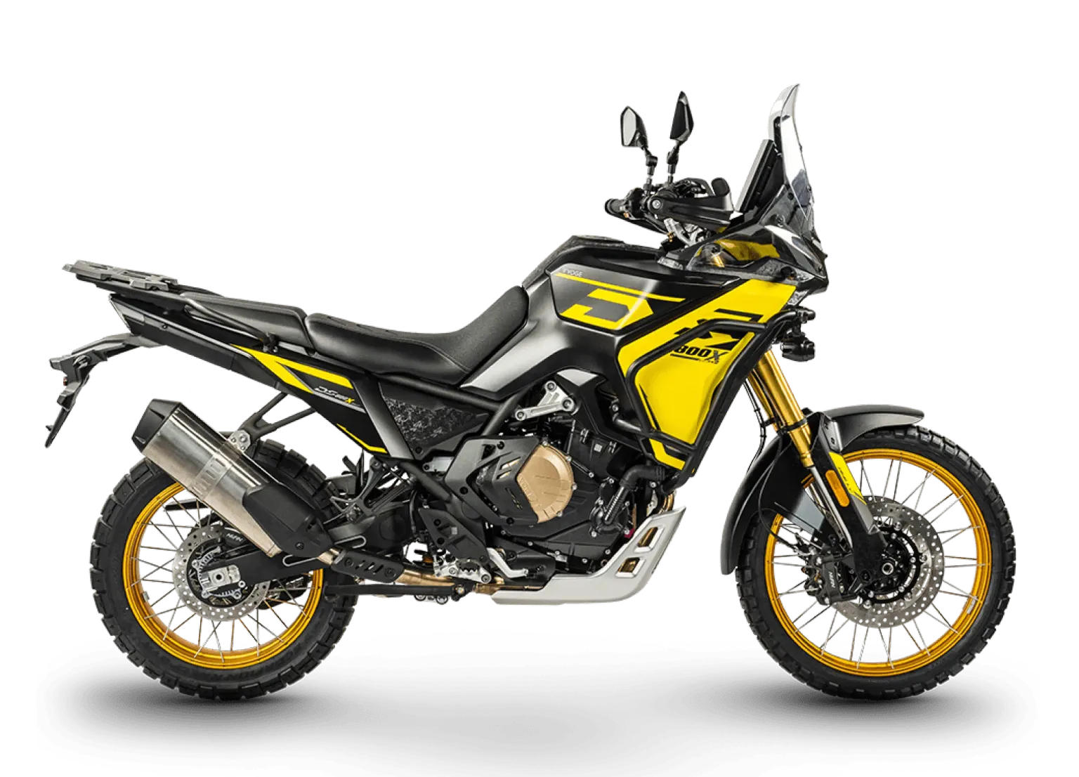 DS800X RALLY con Maletas AMARILLA