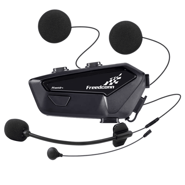 Manos libres freedconn FX pro para casco moto IP67 intercomunicador mesh 6 vías