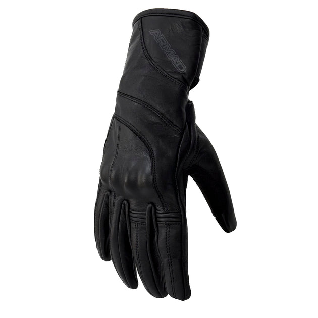 Guantes para moto armad gear elisa cuero para mujer touch