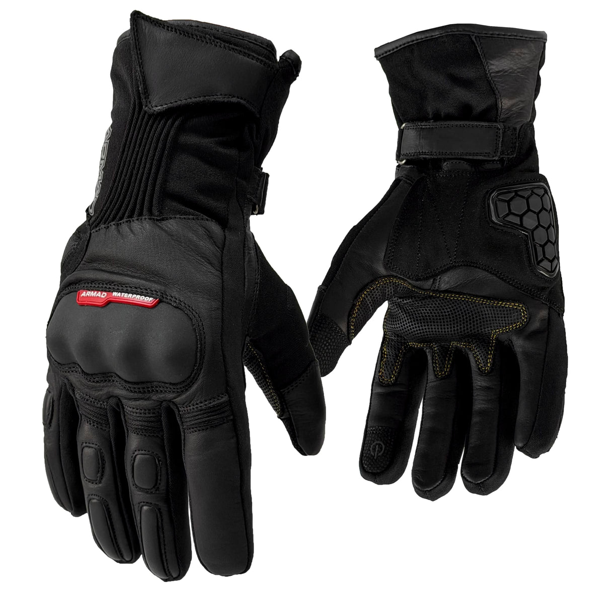 Guantes para moto armad gear karam invierno touch