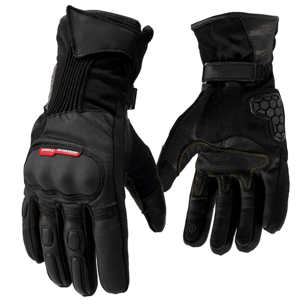 Guantes para moto armad gear karam invierno touch