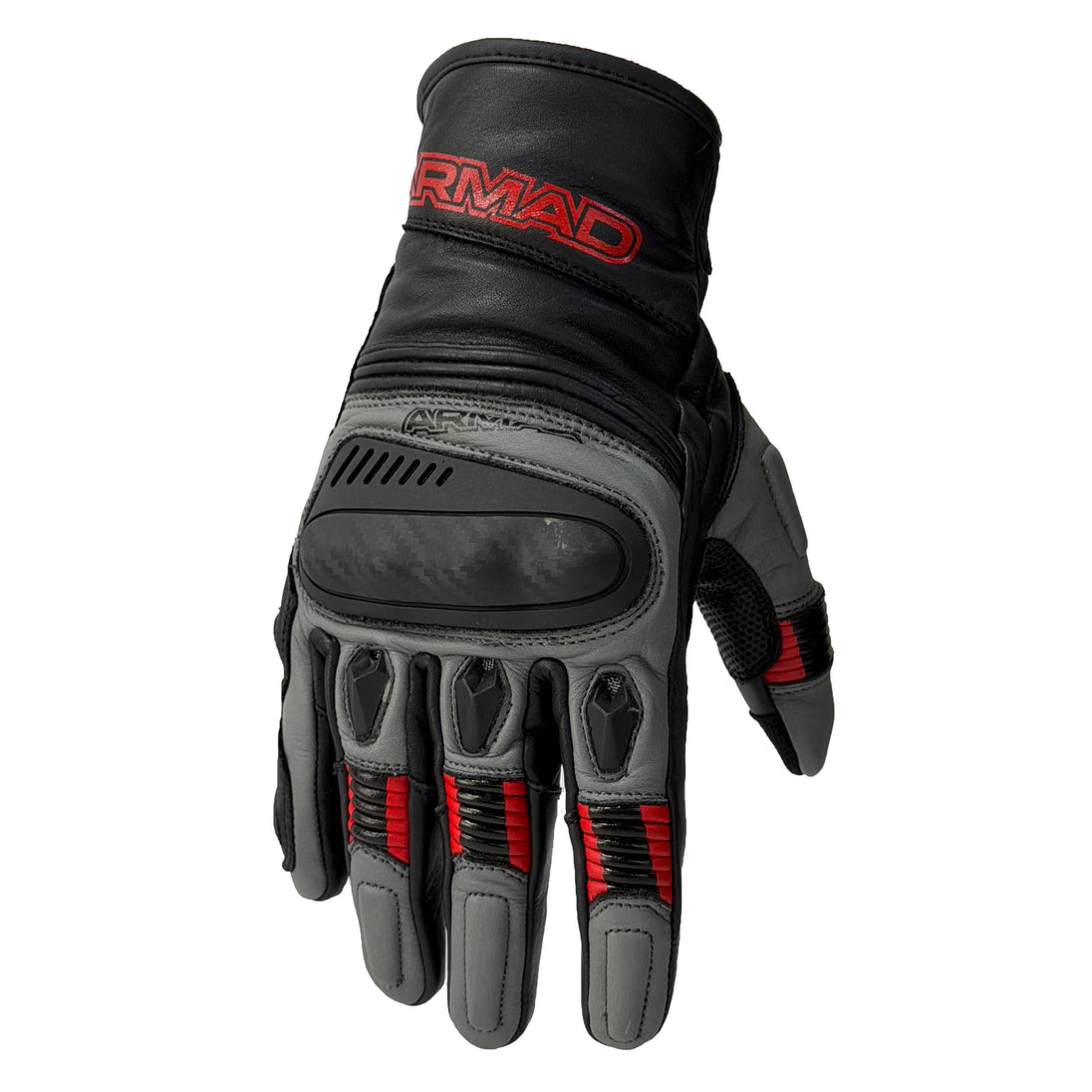 Guantes Para Moto Armad Gear Hiver cuero Touch Protecciones