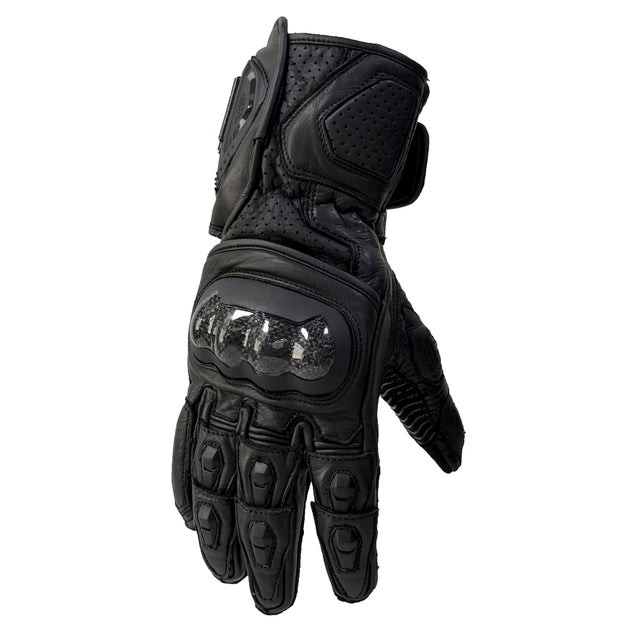 Guantes para moto armad gear range cuero largos