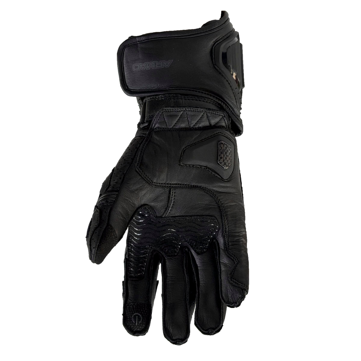 Guantes para moto armad gear range cuero largos