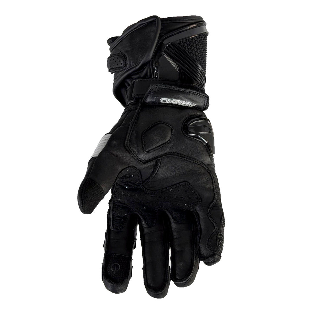 Guantes para moto armad gear race tech cuero largos gp
