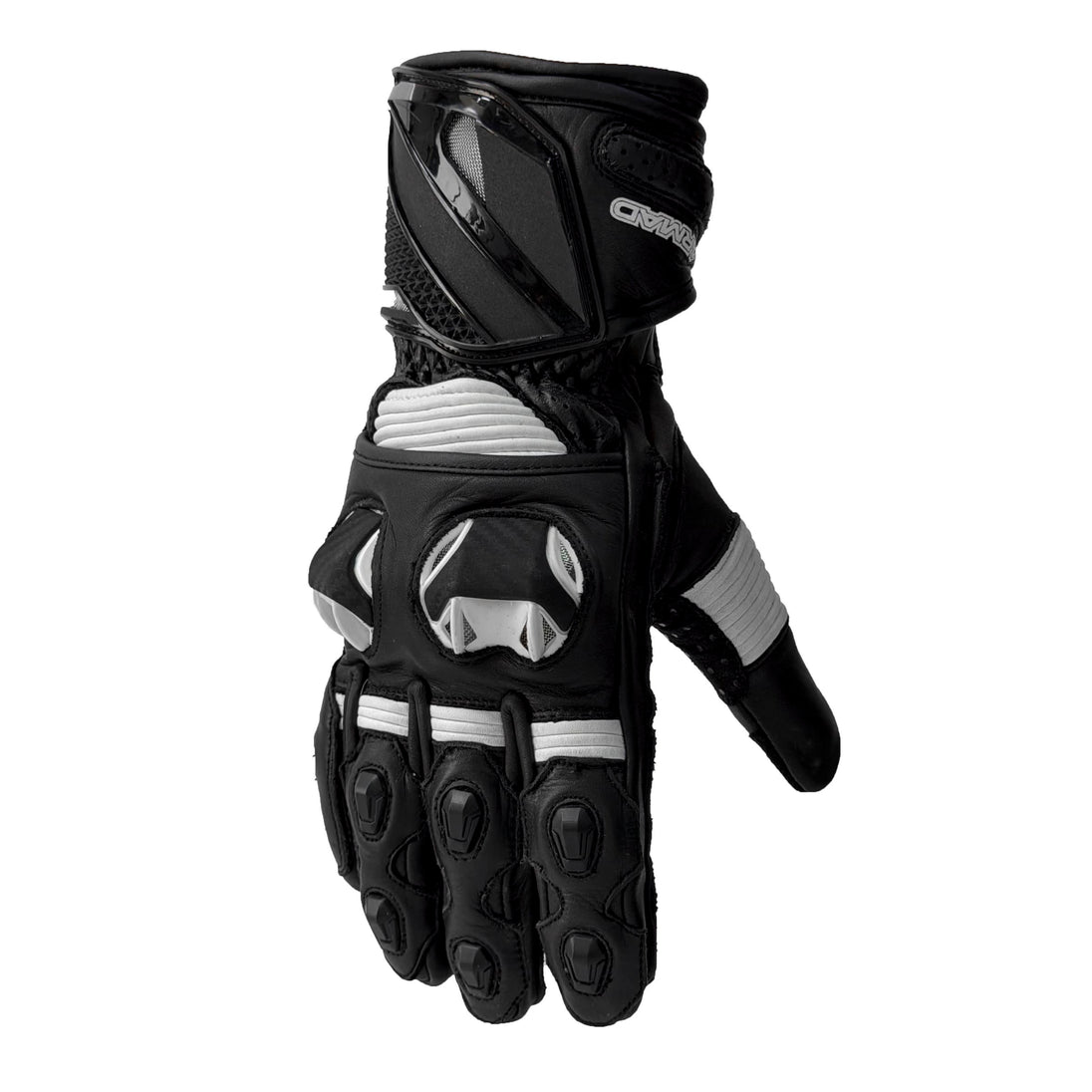 Guantes para moto armad gear race tech cuero largos gp