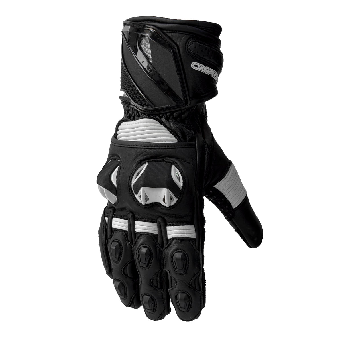 Guantes para moto armad gear race tech cuero largos gp