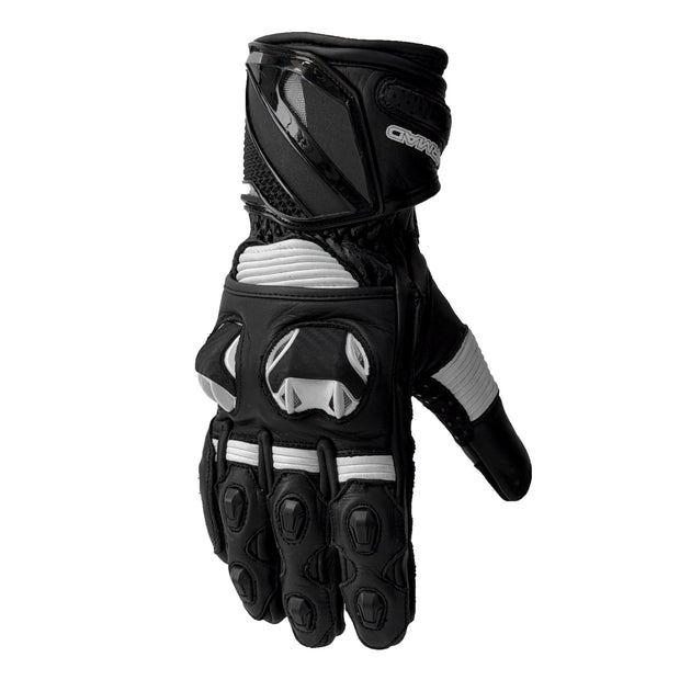 Guantes para moto armad gear race tech cuero largos gp