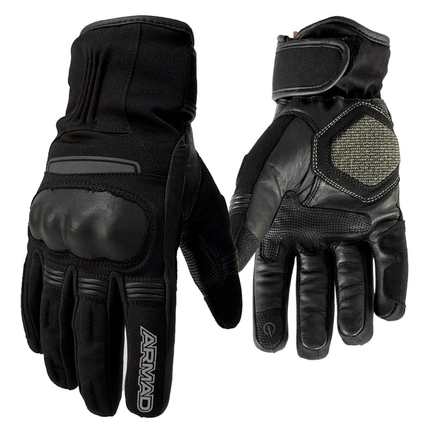 Guantes para moto armad gear rain invierno touch