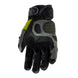 Guantes para moto armad gear strong cuero panel touch manga media