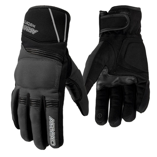 Guantes para moto armad gear x-tream wp invierno touch