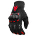 Guantes para moto jiaspeed st01 rojo con protecciones