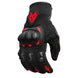 Guantes para moto jiaspeed st01 rojo con protecciones