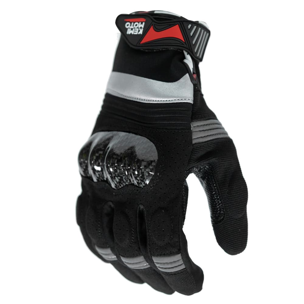 Guantes para moto kemimoto SC-034D con protecciones touch