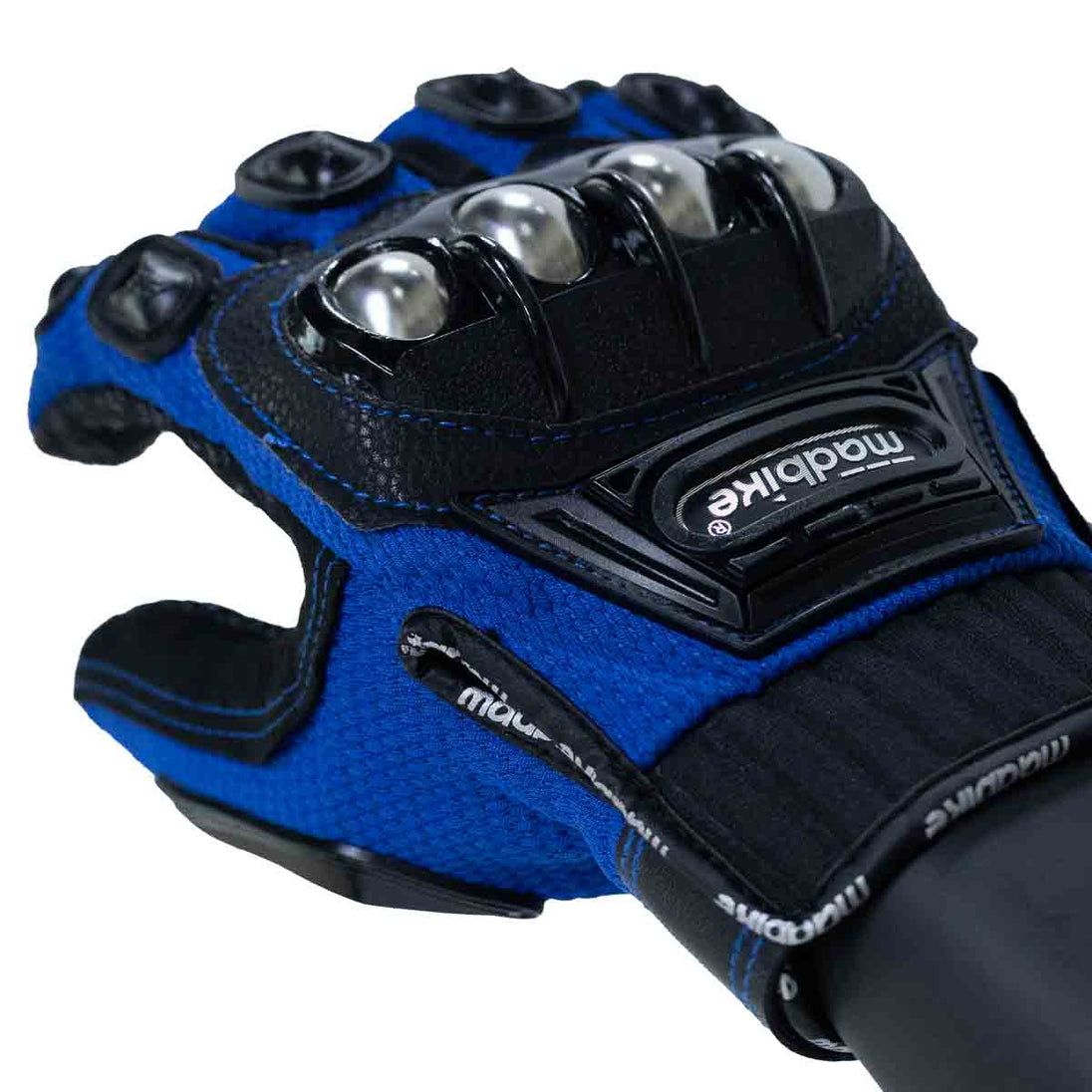 GUANTES MOTO MADBIKE MAD10B CON PROTECCIONES AZ