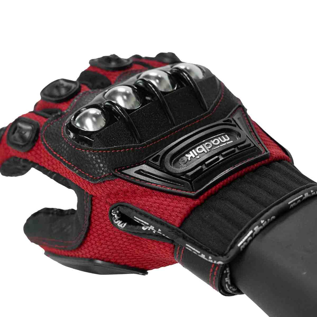 GUANTES MOTO MADBIKE MAD10B CON PROTECCIONES TJ