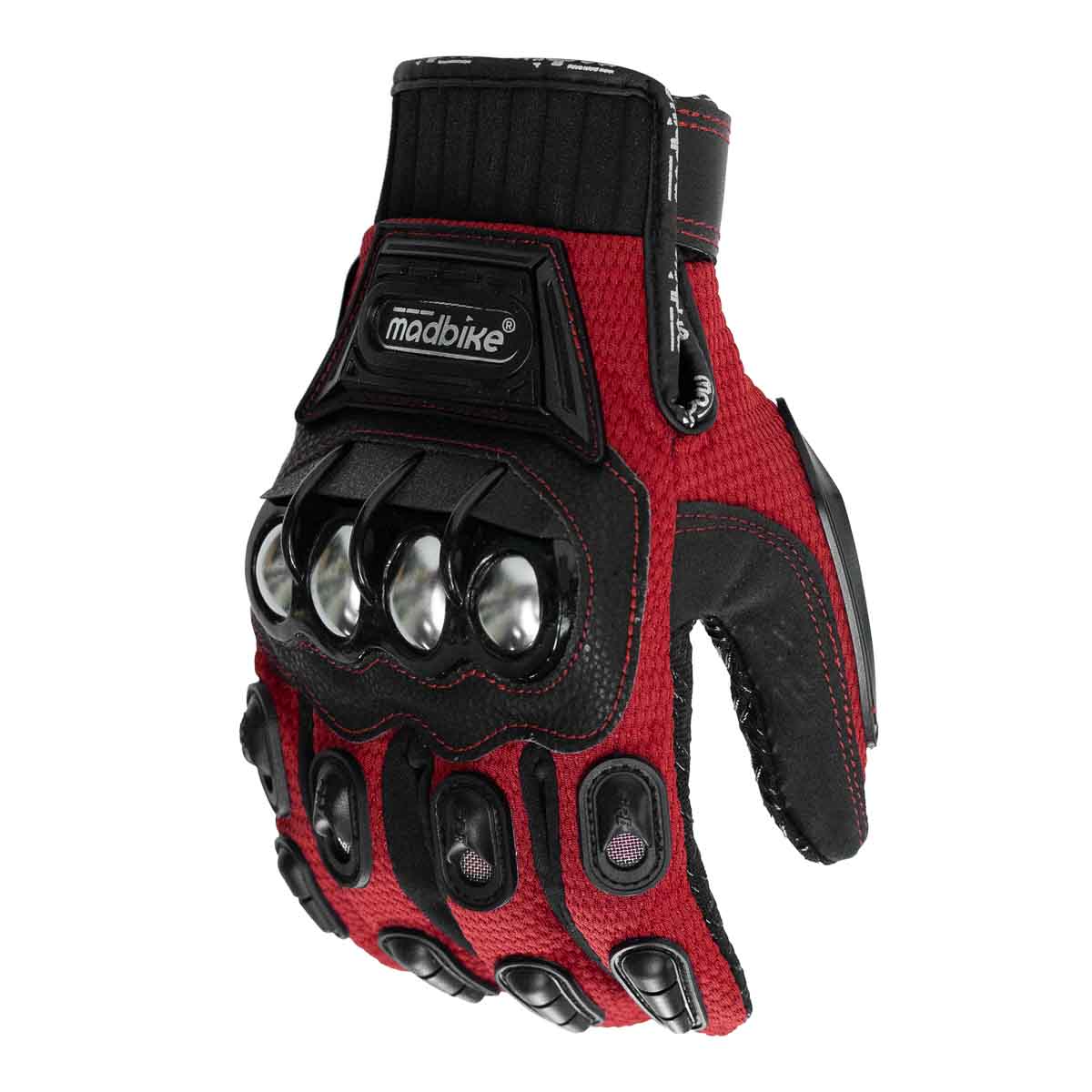 GUANTES MOTO MADBIKE MAD10B CON PROTECCIONES TJ