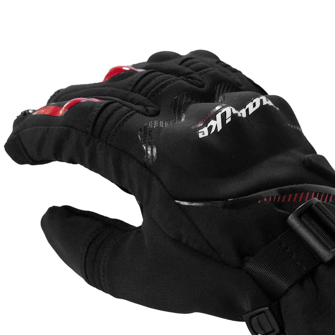 Guantes para moto largos madbike mad65 con protecciones touch invierno rj