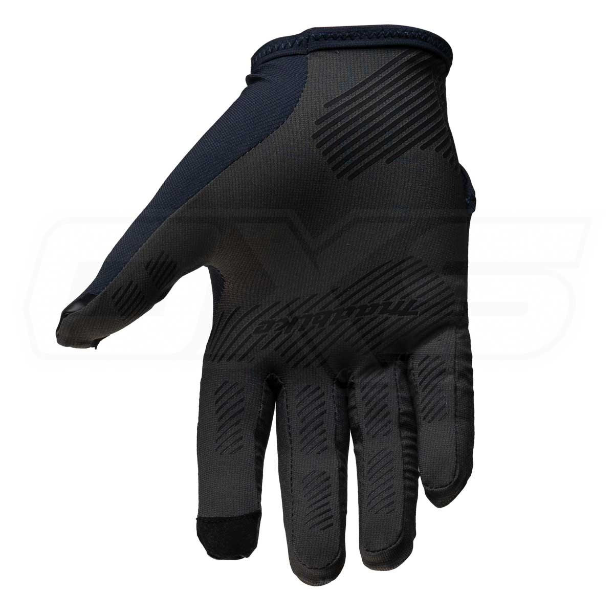 Guantes para bicicleta ciclismo madbike sk-16 touch azul