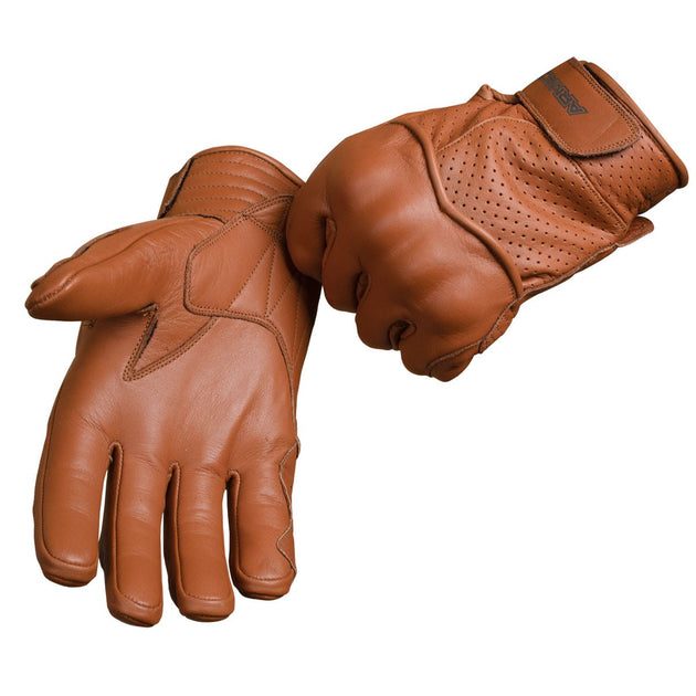 Guantes Para Moto Armad Gear Cafe Cuero Clasic Cafe