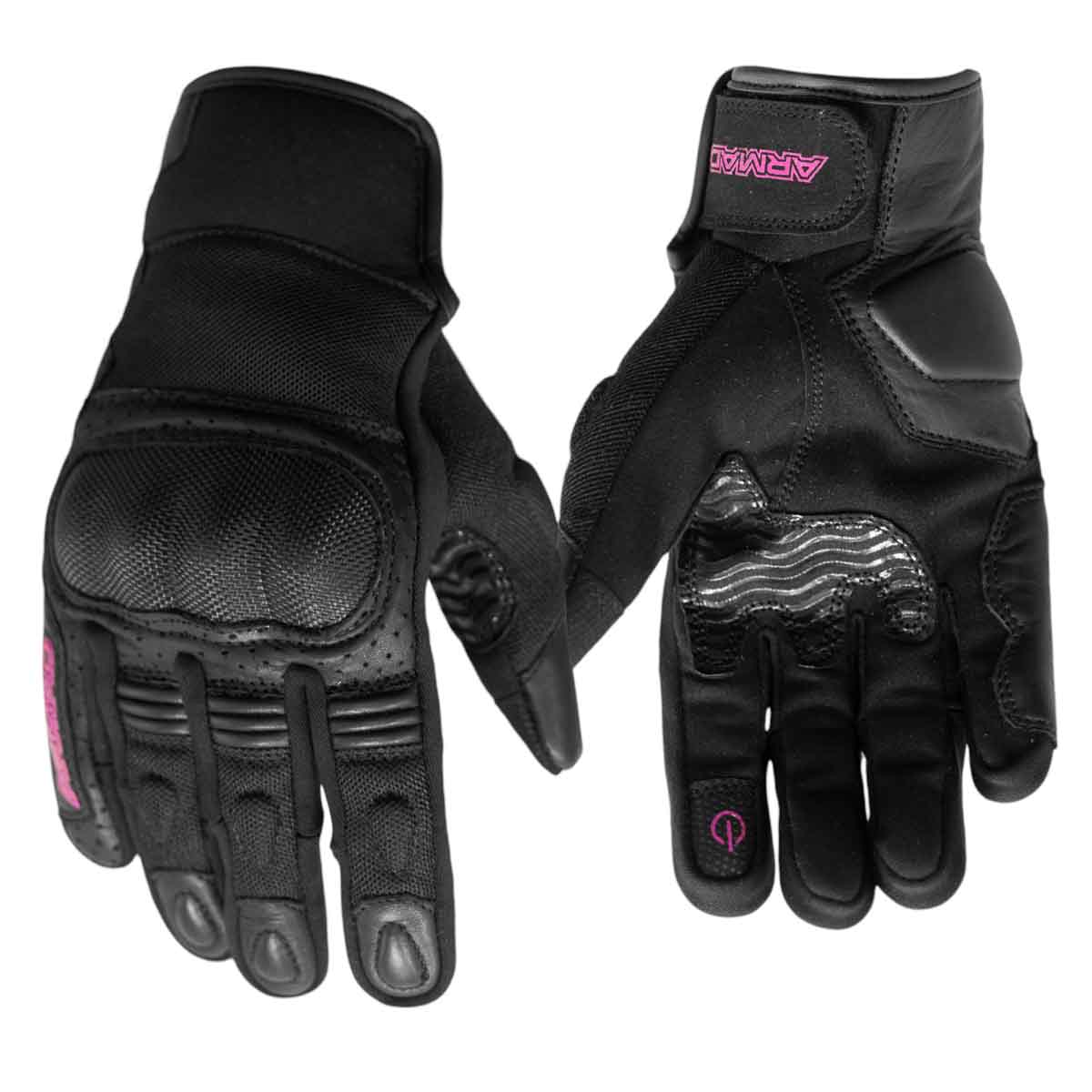Guantes Para Moto Armad Gear Orana Mujer Touch protecciones